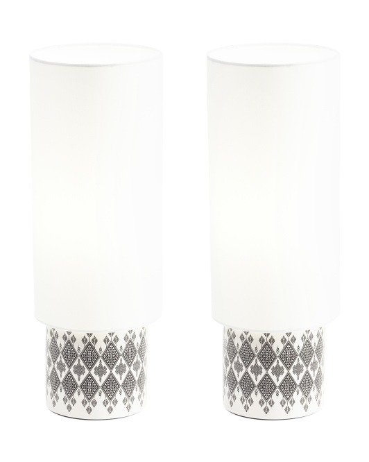Set Of 2 Ceramic Lamps