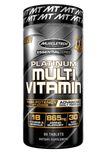 MuscleTech Advanced Daily Multivitamin for Men & Women, Includes Amino Acids, 18 Vitamins & Minerals