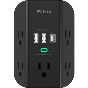 Mifaso Outlet Extender with USB-C