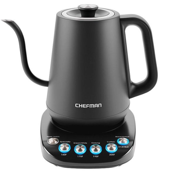 TrueTemp .8L Precision Control Gooseneck Kettle With 6 One-Touch Presets
