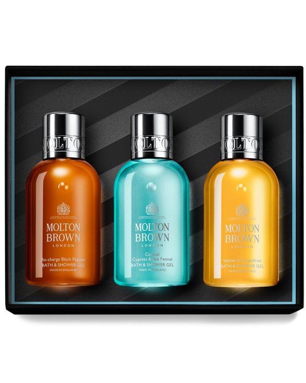 Men's Mini Travel Body Wash Trio Gift Set