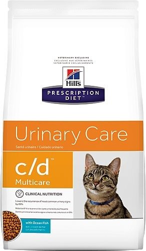 c/d Multicare Urinary Care with Ocean Fish Dry Cat Food, 8.5-lb bag - Chewy.com