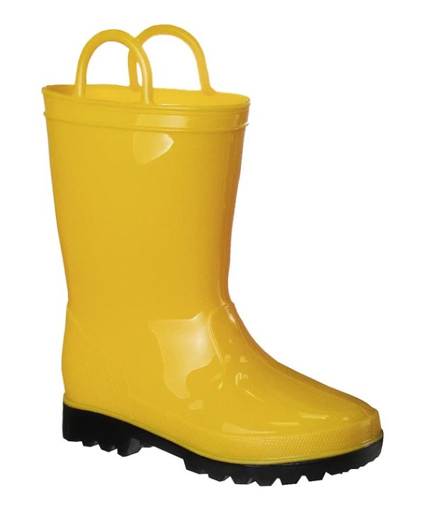 Yellow Rain Boots - Boys