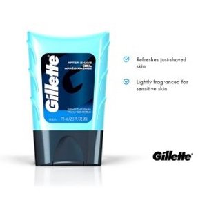 Gillette 须后啫喱 2.5oz 6个装 敏感肌适用