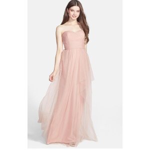 Amsale Draped Tulle Gown @ Nordstrom