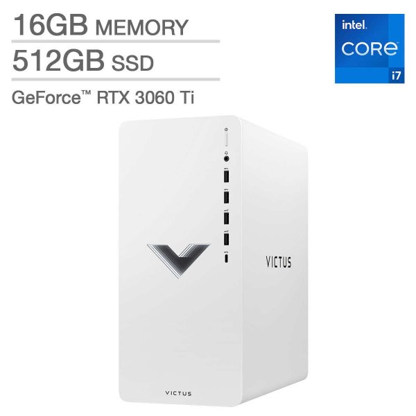 Victus 台式机 i7-12700F 3060Ti 16GB 512GB 
