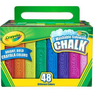 Crayola Sidewalk Chalk, 48-Count
