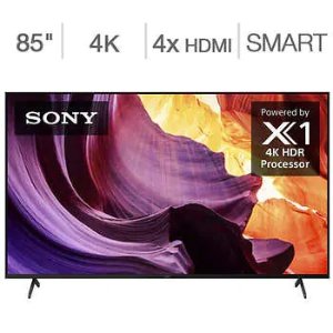 开抢：Sony 85" X80CK 4K 智能电视