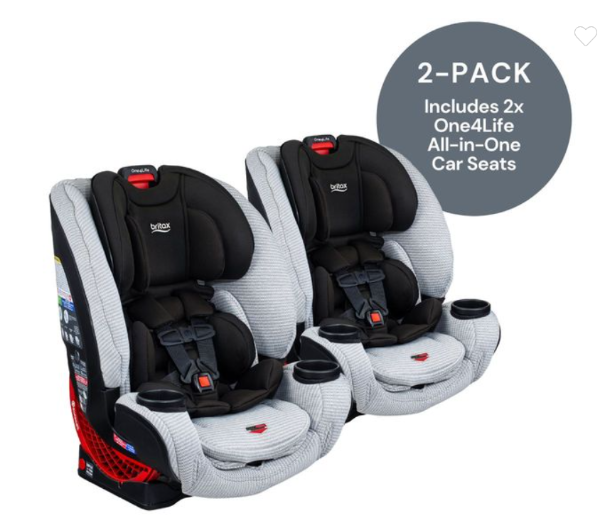 One4Life ClickTight All-in-One Convertible Car Seat - Clean Comfort (2 Pack)