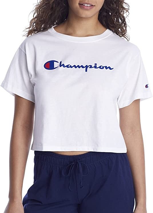 Amazon Champion Women's Cropped Tee
