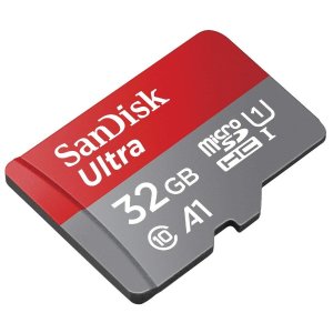 SanDisk Ultra PLUS 32GB microSDHC UHS-I Memory Card