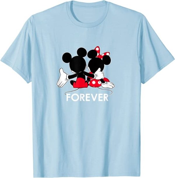 Mickey and Minnie Mouse Silhouettes Forever T-Shirt