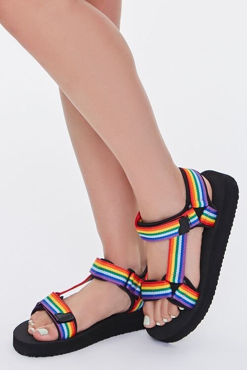 彩虹拖鞋