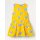 Heart Pocket Woven Dress - Honeycomb Yellow Hedgehogs | Boden US