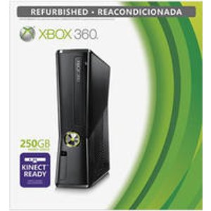 (翻新)Microsoft Xbox 360 250GB 游戏机