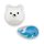 Cold Comfort Compress Baby Ice Pack, Freezable Reusable First Aid Pain Relief for Kids, Small Polar Bear and Whale, 2-Pack