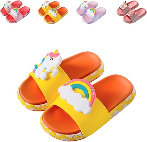 儿童防滑拖鞋 彩虹造型