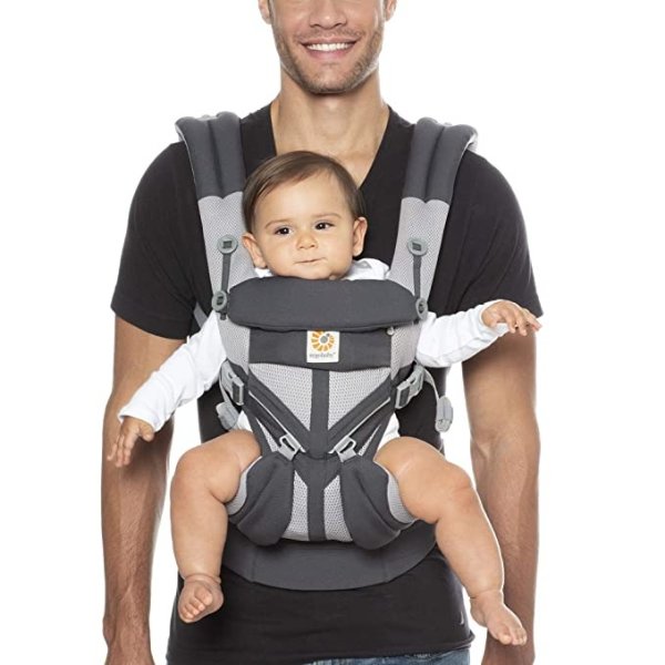 Omni 360 Baby Carrier Cool Air Mesh, Carbon Grey, Multicolor