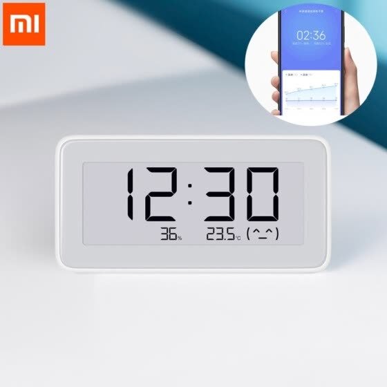 Mijia BT4.0 Wireless Smart Electric Digital clock Indoor&amp;Outdoor Hygrometer Thermometer LCD Temperature Measuring Tools