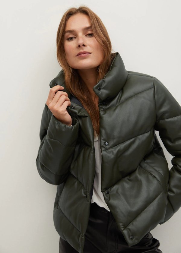 Quilted skin style jacket - Women | OUTLET USA