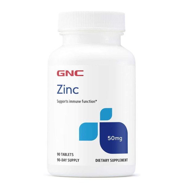GNC 锌 50mg 90片 增强免疫系统健康
