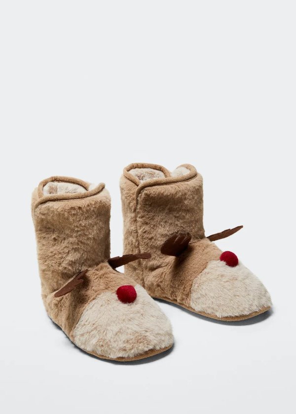 Reindeer slippers