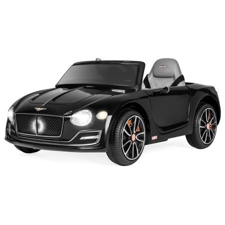 Kids 12V Licensed Bentley EXP 12 Ride On Car w/ 2 Speeds, Lights, AUX, Black