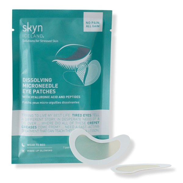 Dissolving Microneedle Eye Patches With Hyaluronic Acid and Peptides - Skyn Iceland | Ulta Beauty