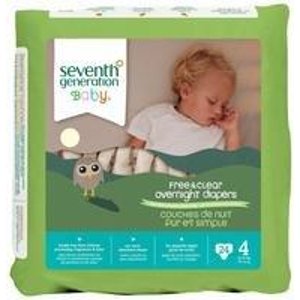 Diapers.com精选Seventh Generation尿布湿巾、洗护用品促销