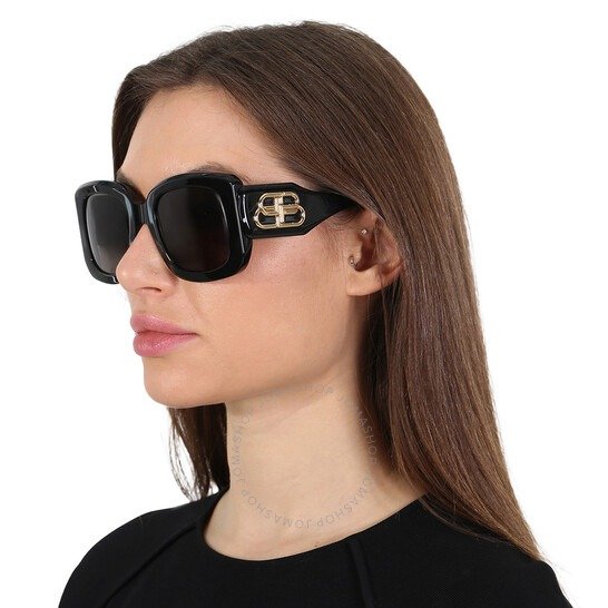 Grey Square Ladies Sunglasses BB0069S 001 53