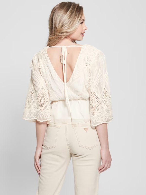 Pam Embroidered Top | Guess US