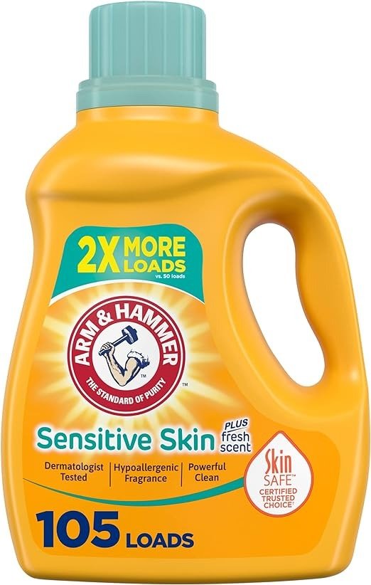 Sensitive Skin Plus Fresh Scent, 105 Loads