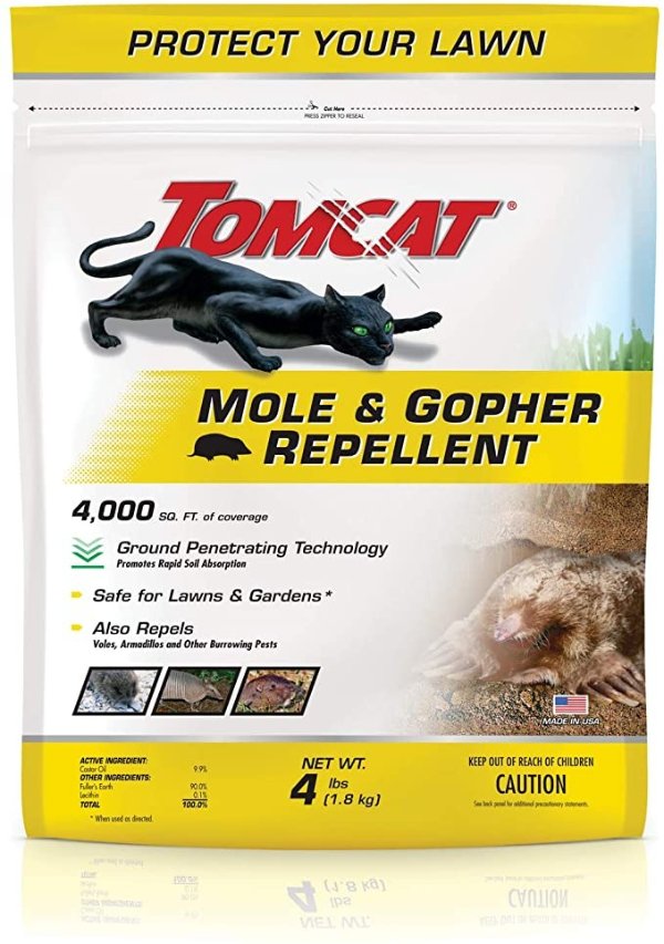 Mole & Gopher Repellent Granules, 4 lb