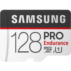 SAMSUNG 128GB PRO Endurance microSDXC UHS-I/U1 Memory Card with Adapter