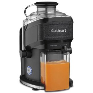 Cuisinart CJE-500 紧凑型果蔬榨汁机，黑色