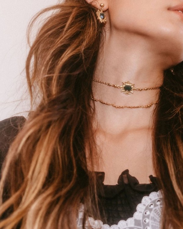 Baroque Choker Necklace | En Route Jewelry
