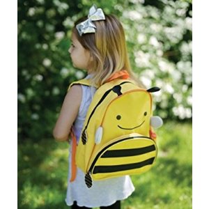 Skip Hop Zoo Toddler Kids Insulated Backpack Brooklyn Bee, 12 inches, Yellow