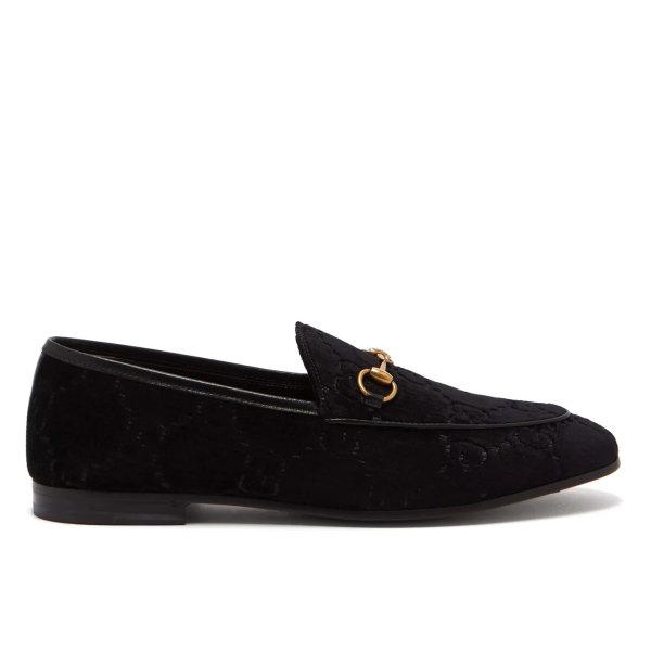 Jordaan GG velvet loafers | Gucci | MATCHESFASHION.COM UK