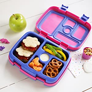 Bentgo Kids Brights – Leak-Proof, 5-Compartment Bento-Style Kids Lunch Box