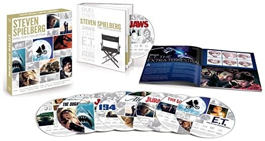 Steven Spielberg Director's Collection: (Jaws / E.T. The Extra-Terrestrial / Jurassic Park / The Lost World: Jurassic Park / Duel / and more)