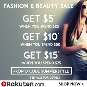  Rakuten Buy.com乐天订单满额享受优惠
