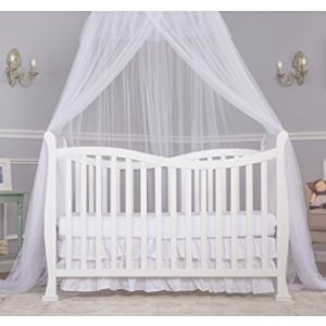 Dream On Me Violet 7 in 1 Convertible Life Style Crib, Black