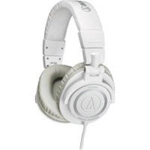 铁三角Audio-Technica ATH-M50 专业闭路回路 Studio 头戴式耳机 带卷曲电线
