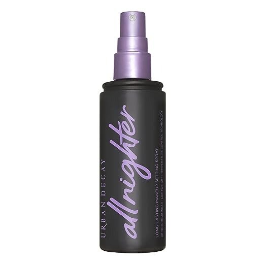 All Nighter Long-Lasting Makeup Setting Spray - Award-Winning Makeup Finishing Spray - Lasts Up To 16 Hours - Oil-Free, Natural Finish - Non-Drying Formula for All Skin Type
