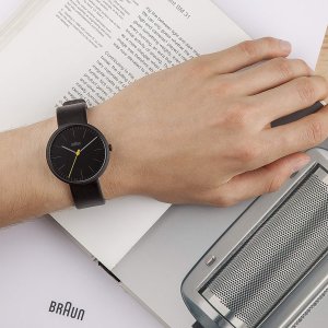 Braun 男式离子石英手表 模拟显示表盘 简约大气