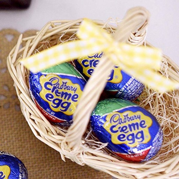 Chocolate Creme Easter Egg, Perfect for Easter Basket Stuffers and Egg Hunts, 1.2-Ounce Eggs (Pack of 48)