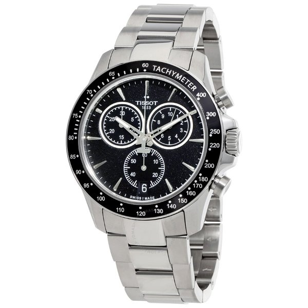 T-Sport V8 Chronograph Black Dial Men's Watch T1064171105100