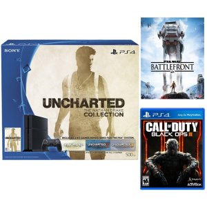 Sony PS4 500GB Star Wars Console + Uncharted + Call of Duty Black Ops III