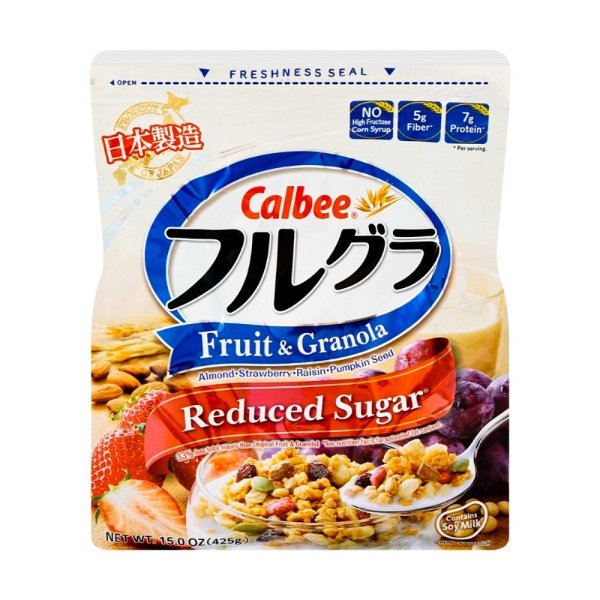 CALBEE营养水果谷物麦片 低糖 425g