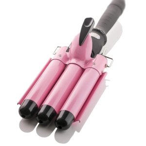 Alure Three Barrel Curling Iron Wand with LCD Display